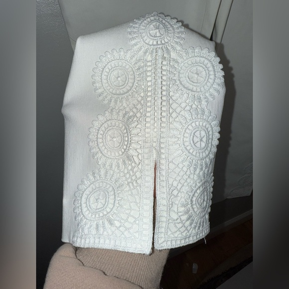 Chico's Perfect Stretch Ankle White Pants Size 0.5 - Picture 3 of 7